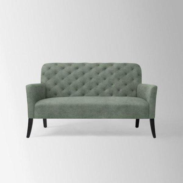 Emerald Green Velvet 2-Seater Sofa Swedish Wood By Alhome - 110110836 - ALHOME