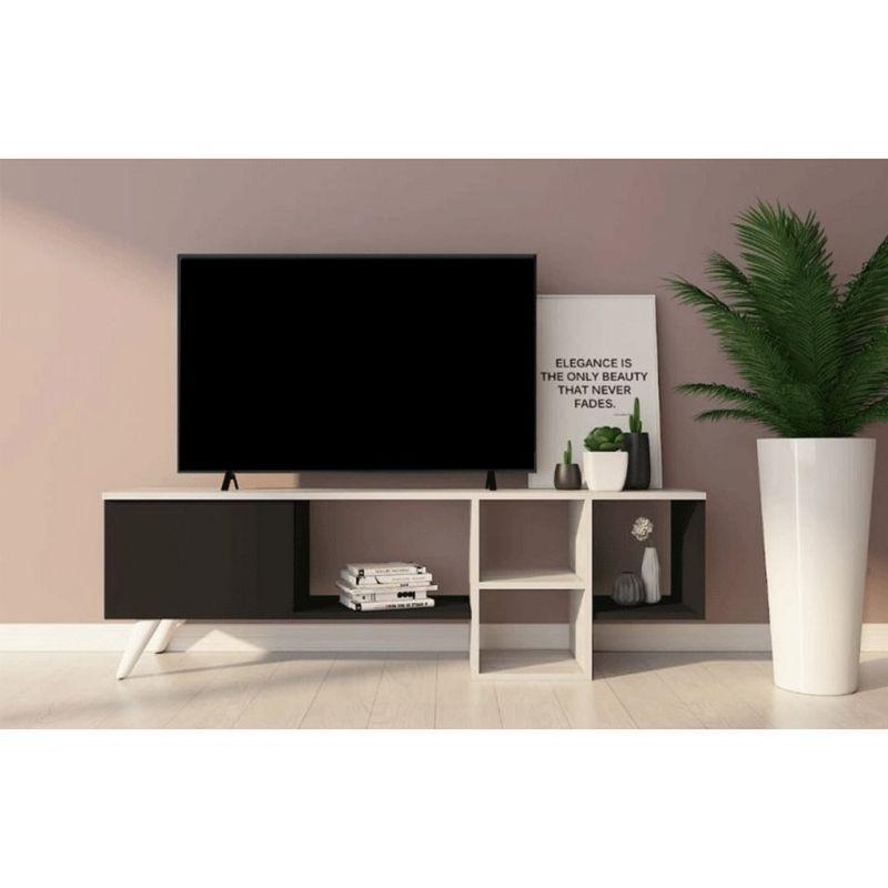 Black TV Unit With Stylish Simplicity for Modern Living by Alhome - ALHOME