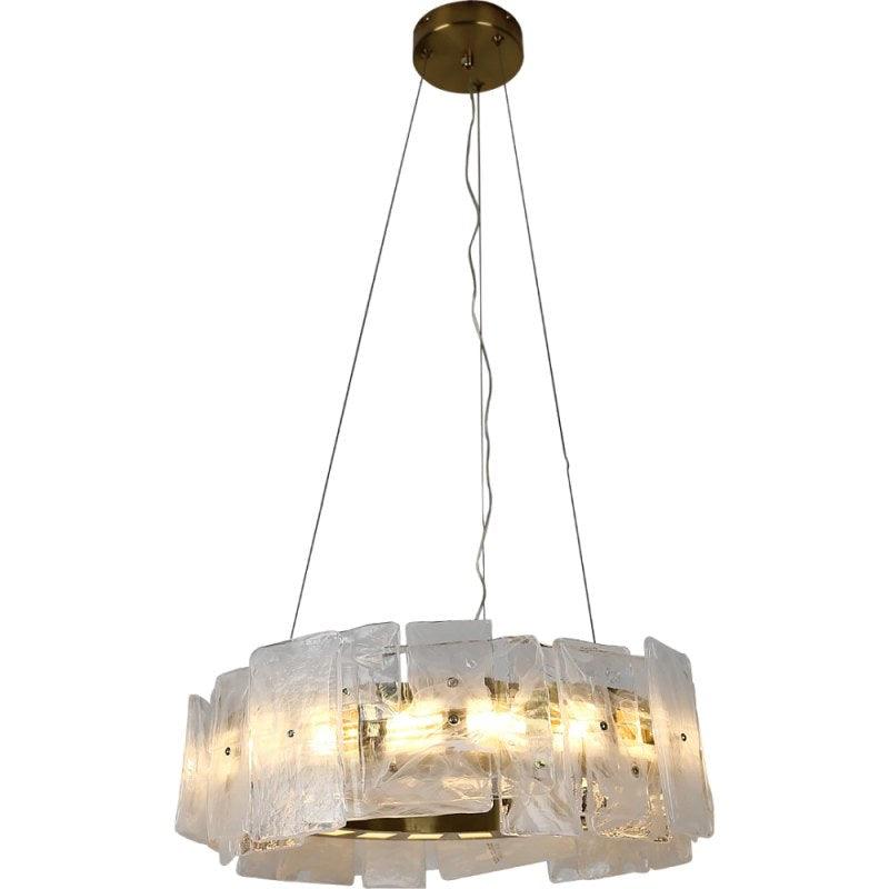 Modern Oil Chandelier With - 3 Lights - 42 W By Alhome - HA/C5647/600CR+3CO - ALHOME