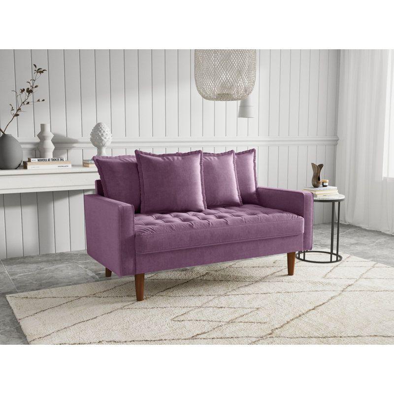 Modern Luxurious Velvet 2 Seater Sofa - 180x85x85 cm - By Alhome - ALHOME