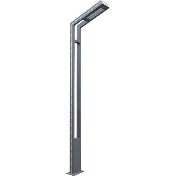 Street Pole Lights - 100 Watts - 3 Meters - 9623/100W/Gy - By Alhome - ALHOME