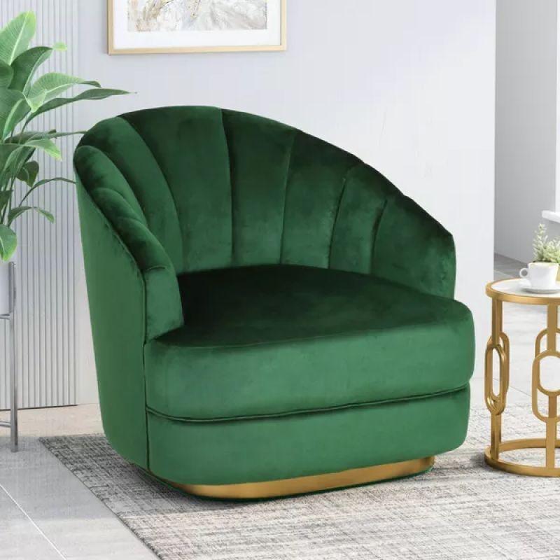 Elegant Velvet chair - 90x85x85 cm - By Alhome - ALHOME