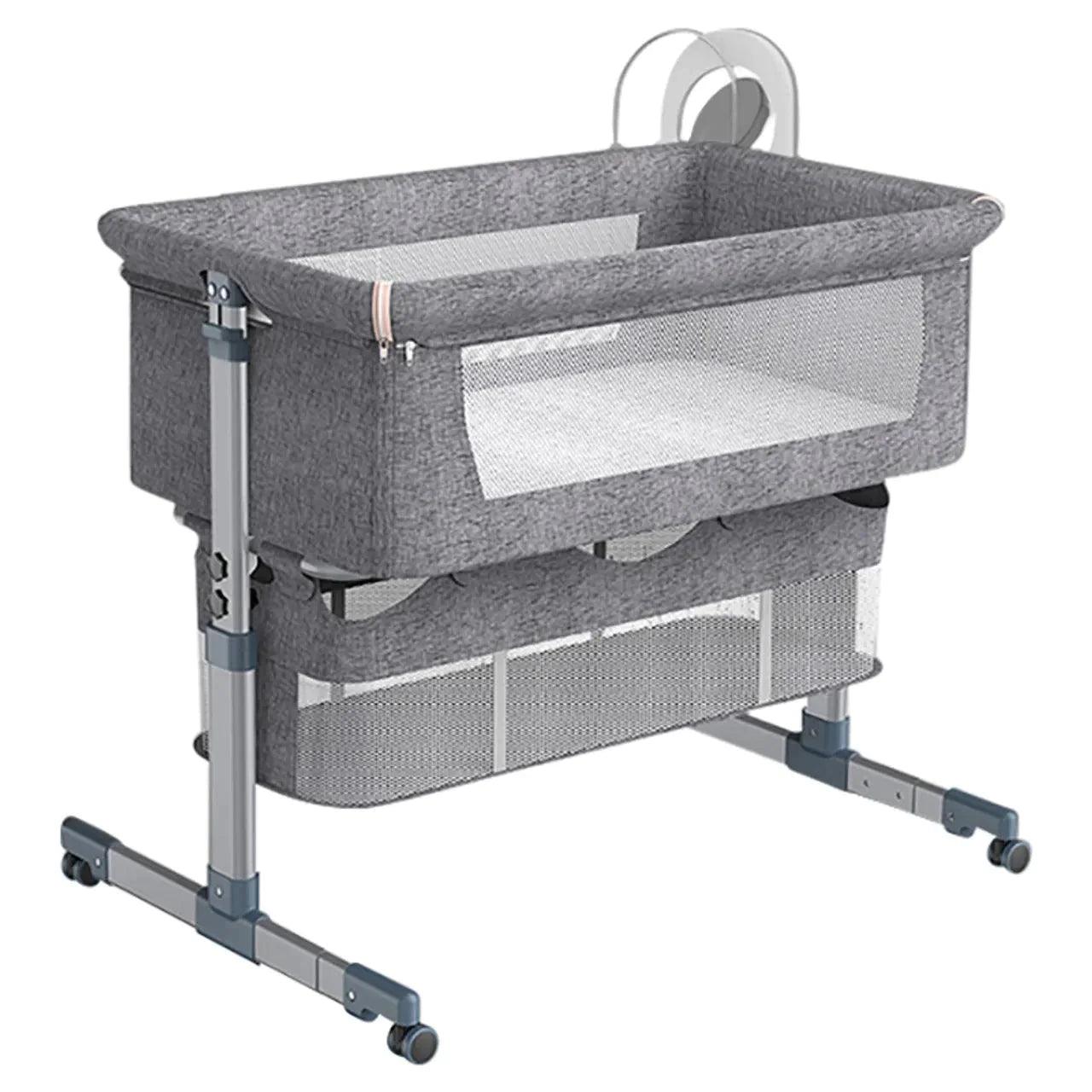 Dreeba Linen Fabric Baby Crib - WBB-007 -
