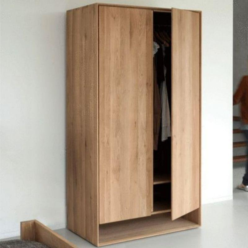 Wood Wardrobe for Timeless Storage By Alhome - ALHOME