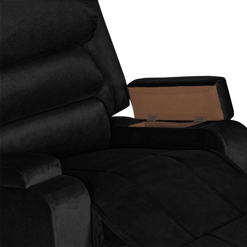 Velvet Recliner Chair with Storage Box - AB07 by In House - ALHOME