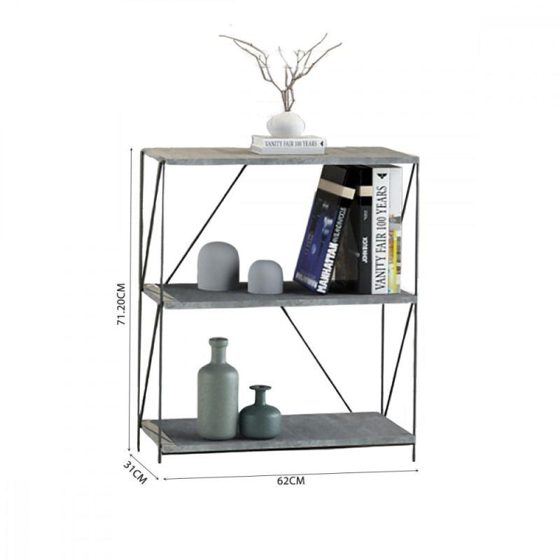 Multi-Use Shelving Unit From Malaysian Wood - 3 Layers - By Baity - ALHOME