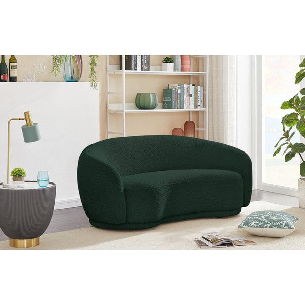 Green Boucl√© 3-Seater Sofa By Alhome - ALHOME