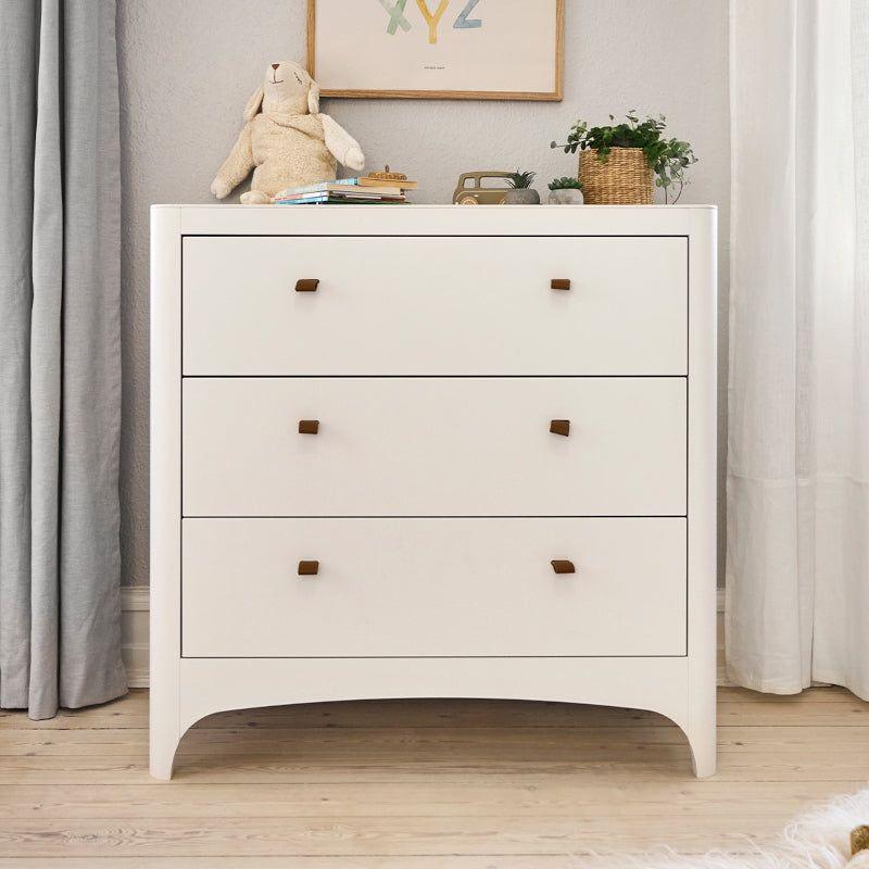 Kids Dresser: 100x45x85 Wood, White by Alhome - ALHOME