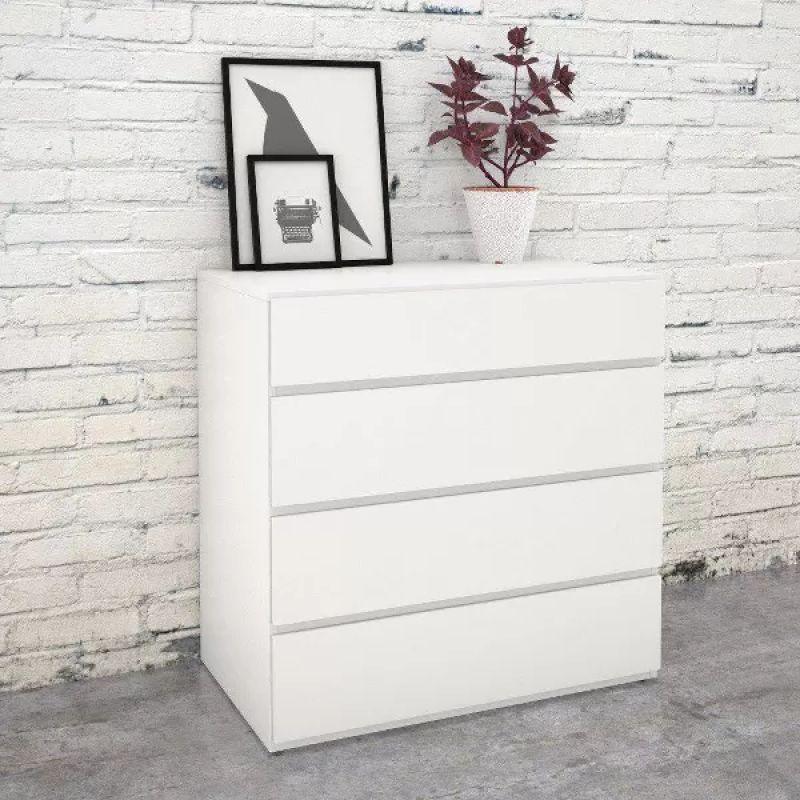 Sleek White MDF Unit Drawers by Alhome - 110113066 - ALHOME