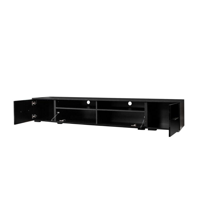 Sleek TV Table - MDF - Black By Alhome - 110113032 - ALHOME