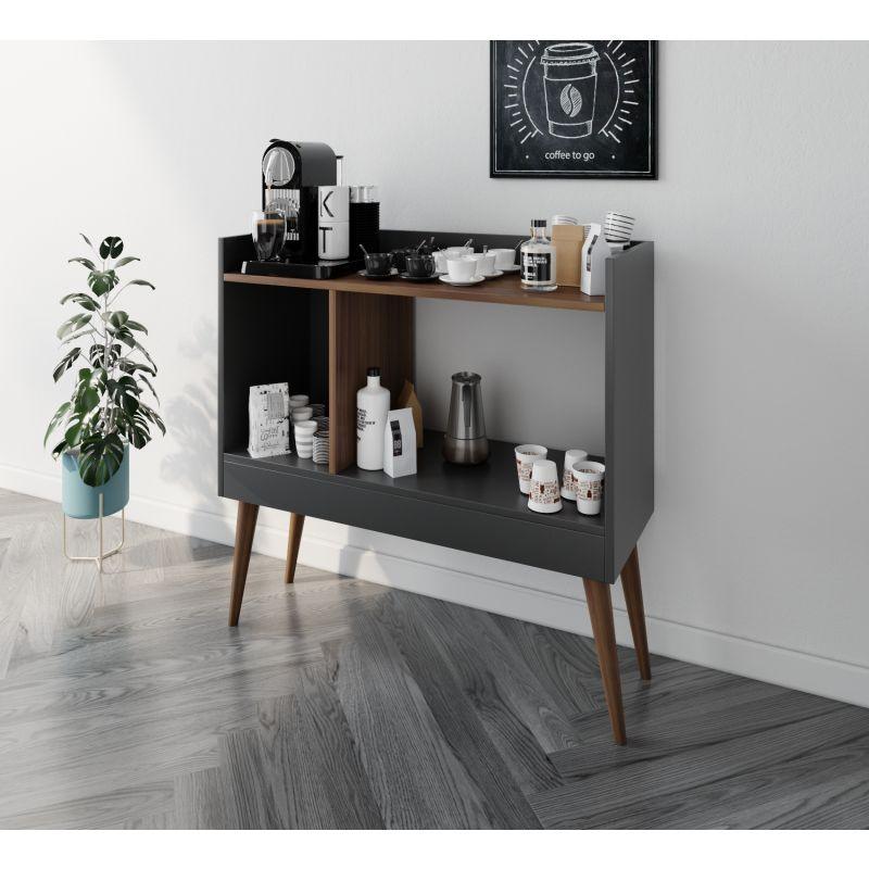 Functional Black Coffee Corner By Alhome - ALHOME