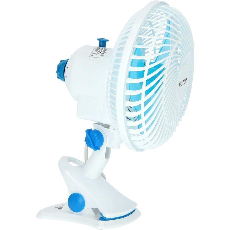 Krypton Table and Clip Fan - Assorted Colors - 8 Inches - .com - Your Destination for Baby & Mother Needs in Saudi Arabia