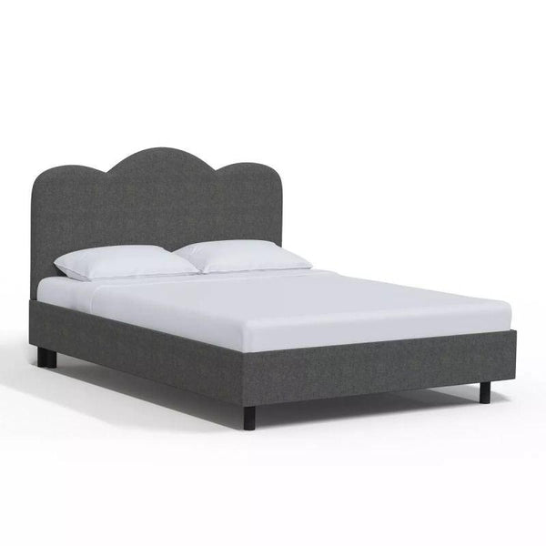 Supreme Comfort: Swedish Wood King Bed - Regal Grey Harmony (160x200x140) by Alhome - ALHOME