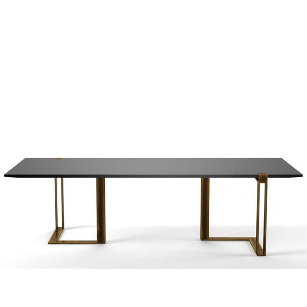 Black Wood Dining Table for Stylish Dining By Alhome - ALHOME