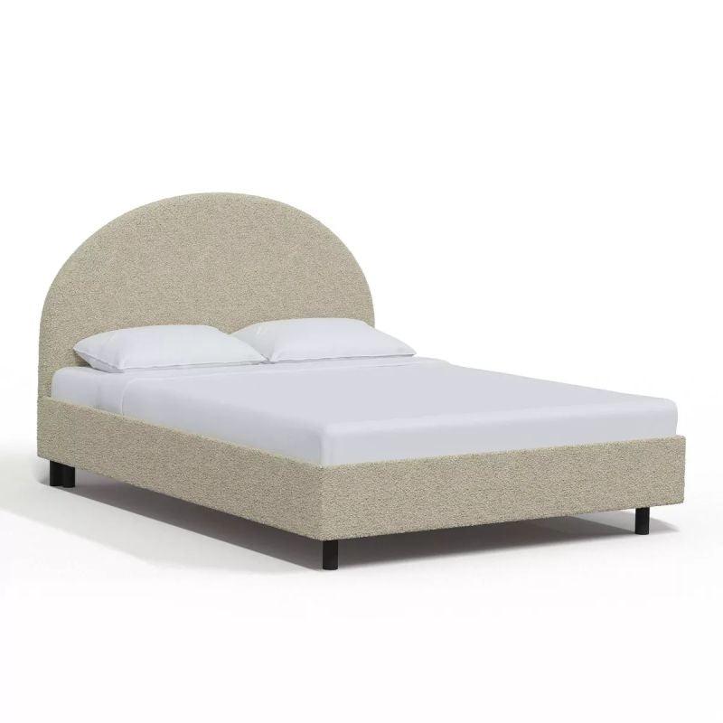 Supreme Comfort: Swedish Wood King Bed - Prestige Beige Opulence (160x200x140) by Alhome - ALHOME