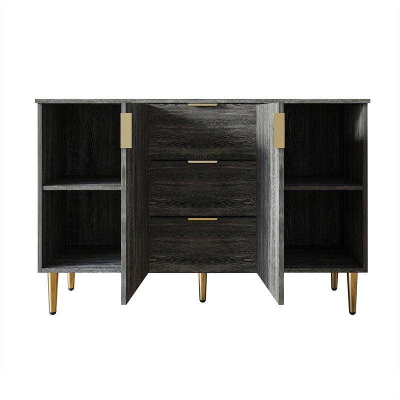 Contemporary Wood Buffet Table By Alhome - ALHOME