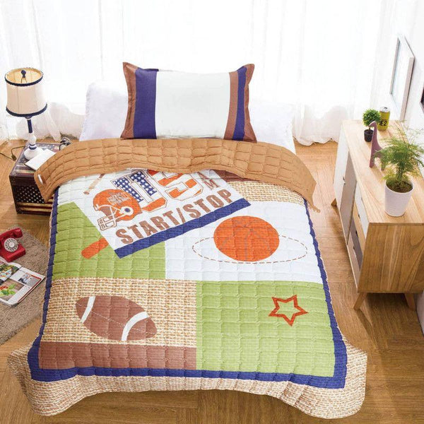 Compressed Bedding For Children - Single - Multi-Colored Drawings - 110112723 - ALHOME