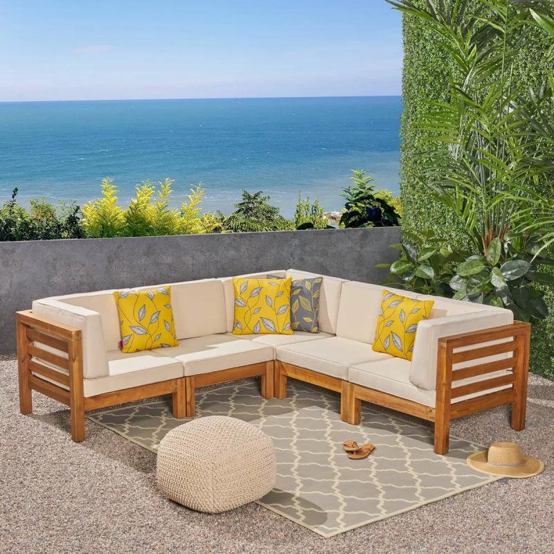 OasisWave Beige Outdoor Seating By Alhome - Zrafh.com - Your Destination for Baby & Mother Needs in Saudi Arabia