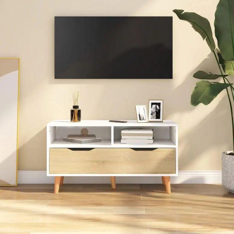 Functional TV Table - MDF - Beige By Alhome - ALHOME