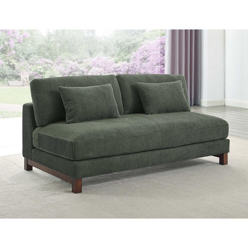 Modern Velvet 2 Seater Sofa - 200x85x85 cm - By Alhome - ALHOME