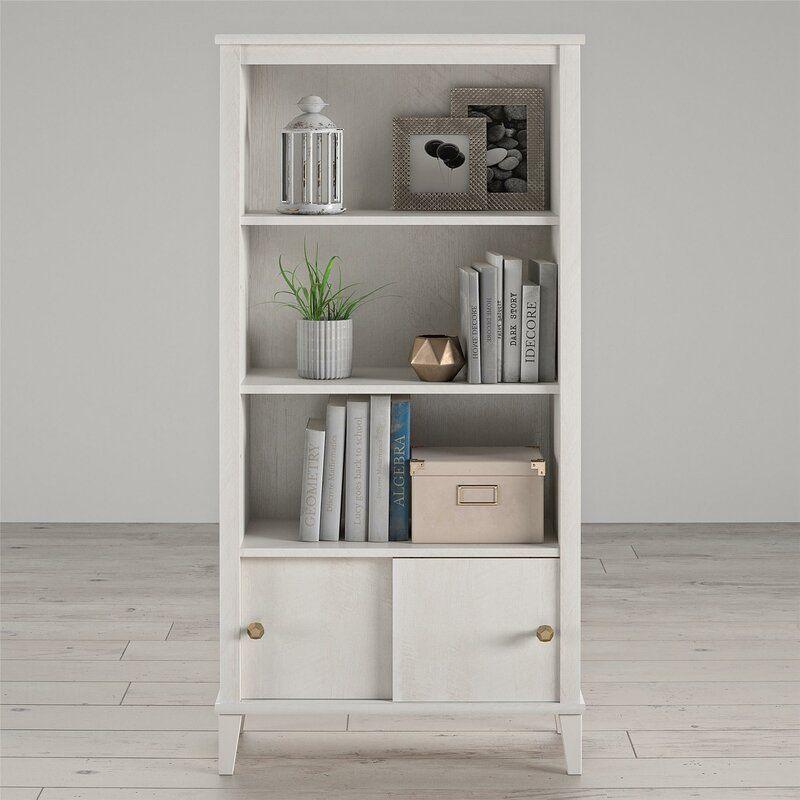 Kids Bookcase: 69x32x137 Wood, White by Alhome - ALHOME