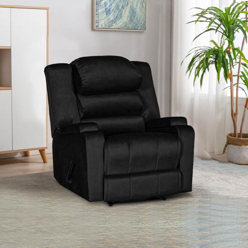 Velvet Recliner Chair with Storage Box - AB07 by In House - ALHOME