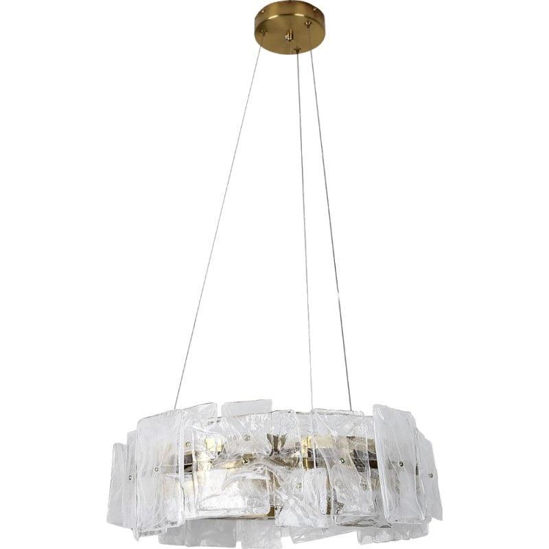 Modern Oil Chandelier With - 3 Lights - 42 W By Alhome - HA/C5647/600CR+3CO - ALHOME