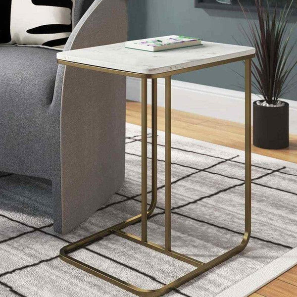 Side Table 55x35x45 cm - Gold By Alhome - ALHOME