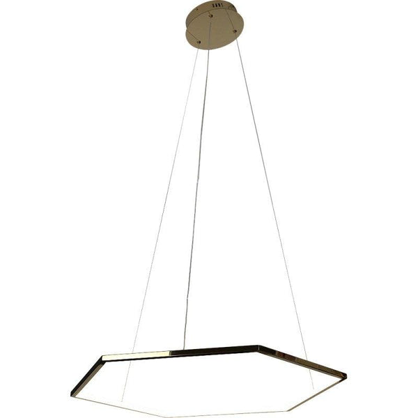 Modern Chandelier With Yellow Lighting - 42 Watts - Gold By Alhome - ALHOME