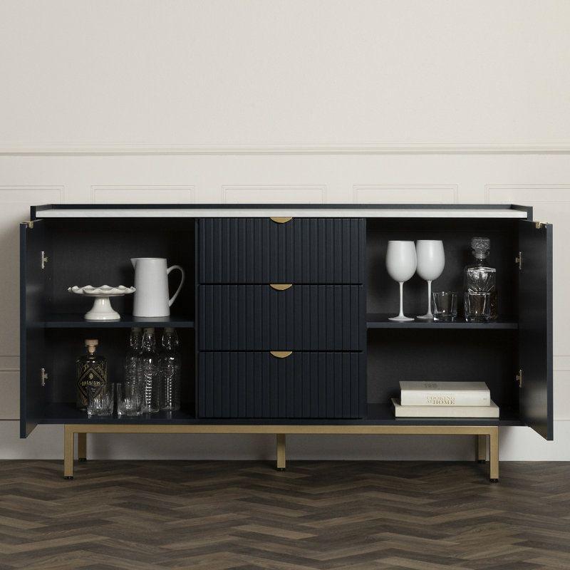 Modern Wood Buffet Table By Alhome - ALHOME