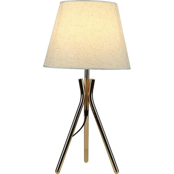 Gold Table Lamp - Triple Base - By Alhome - ALHOME