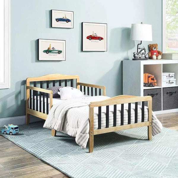 Kids' Beige MDF Bed: Simple Elegance, 120x200x140 cm by Alhome - ALHOME