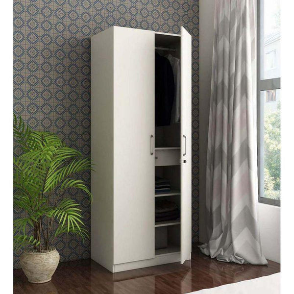 White Wardrobe With Stylish Simplicity for Your Space by Alhome - ALHOME