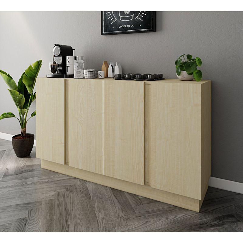 Beige Coffee Corner with Drawers By Alhome - ALHOME