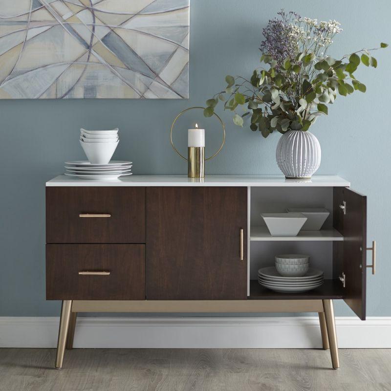 Classic Brown MDF Buffet by Alhome - ALHOME