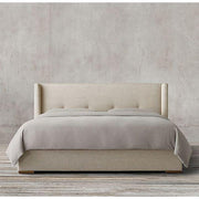 Swedish Wood Ladder Beige Super King Bed By Alhome - ALHOME