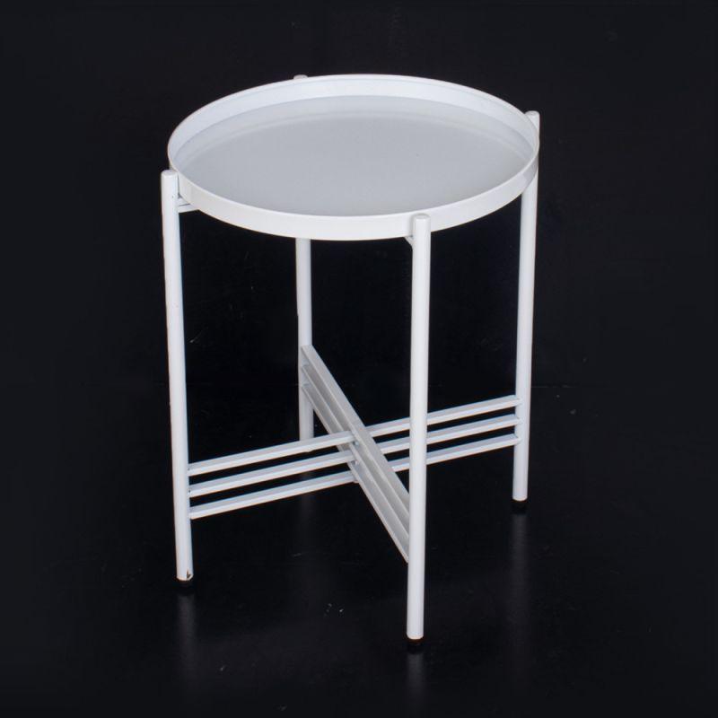 White Metal Table By Alhome - ALHOME