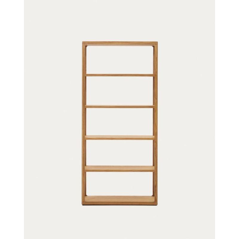 Beige Engineered Wood Display Unit - Size: 90x40x190 By Alhome - ALHOME