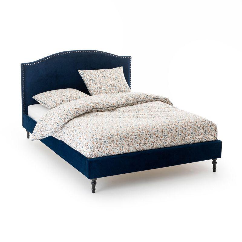 Navy Blue Chanel Retreat Single Bed By Alhome - ALHOME