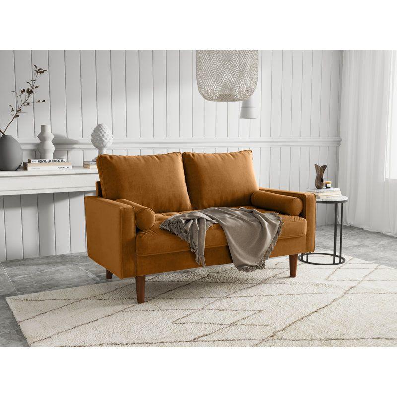 Modern Chic Velvet 2 Seater Sofa - 180x85x85 cm - By Alhome - ALHOME