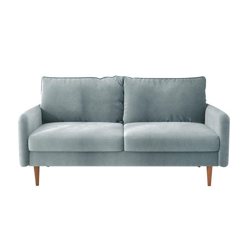 Modern Elegant Velvet 2 Seater Sofa - 180x85x85 cm - By Alhome - ALHOME