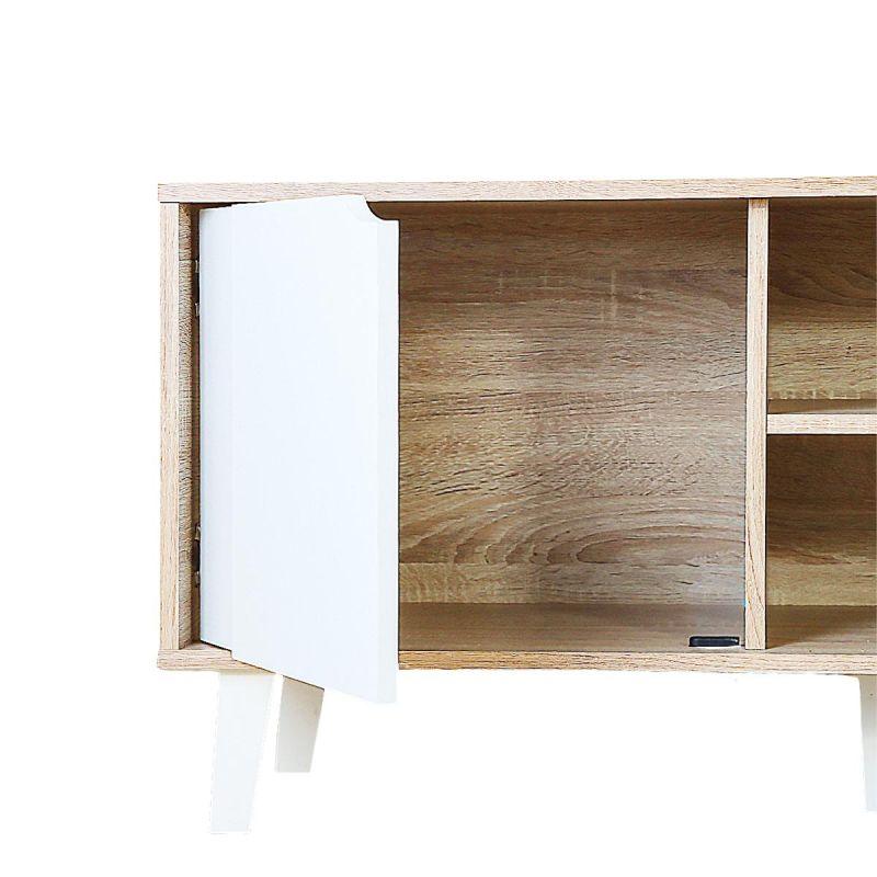 Tv Table From Malaysian Wood - Wooden - 181x40x54.5 cm - By Baity - ALHOME