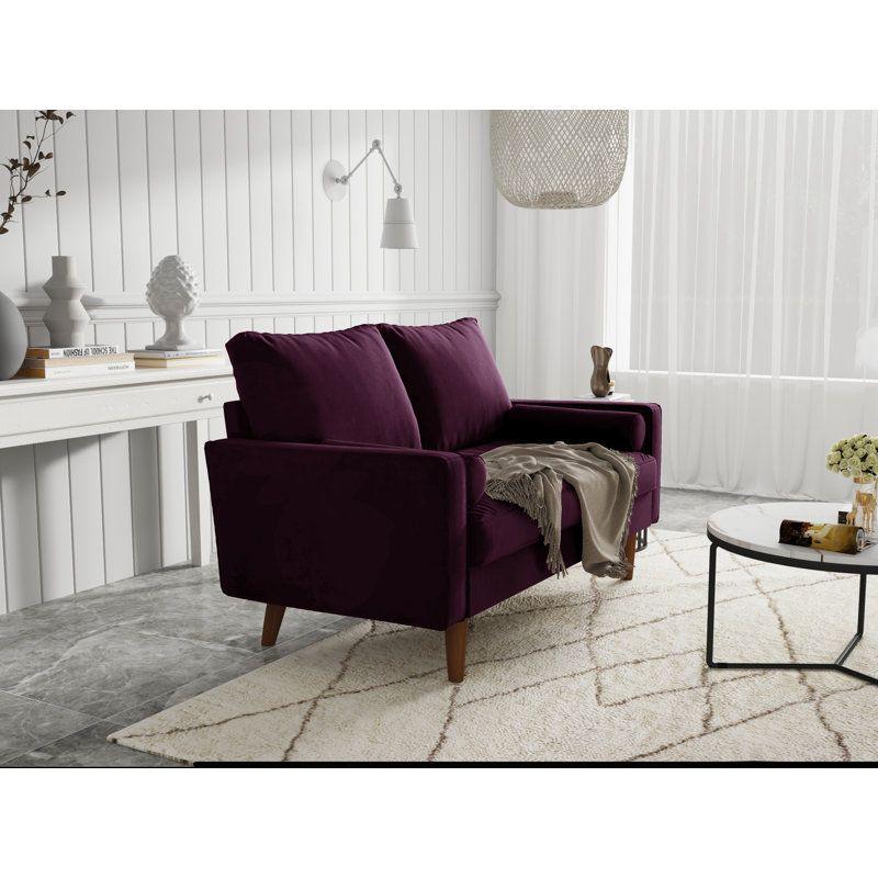 Modern Chic Velvet 2 Seater Sofa - 180x85x85 cm - By Alhome - ALHOME