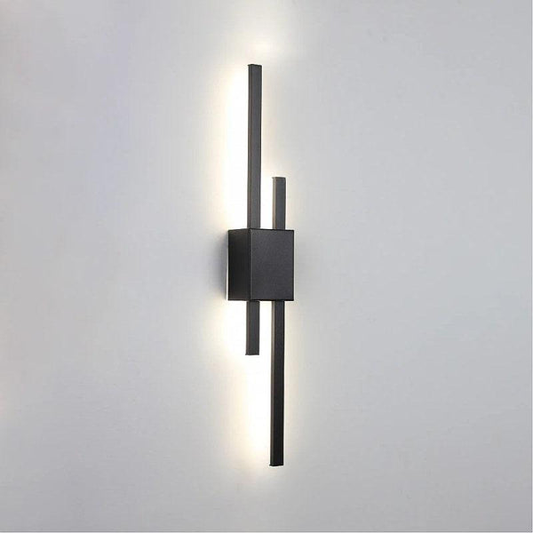 Wall And Panel Lighting - Multi-Colored Glow (Cream - Yellow - White) 15 Watts - 50 Cm - Black - By Alhome - ALHOME