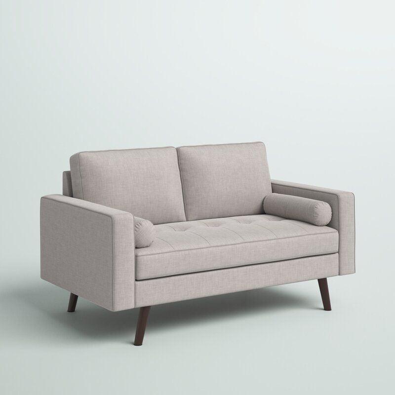 Modern Cozy Linen 2 Seater Sofa - 180x85x85 cm - By Alhome - ALHOME