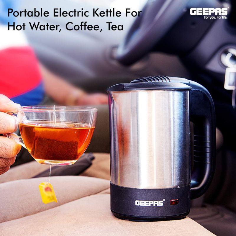 Geepas Car Electric Kettle 0.5 L 150 W - GK38041 - .com - Your Destination for Baby & Mother Needs in Saudi Arabia