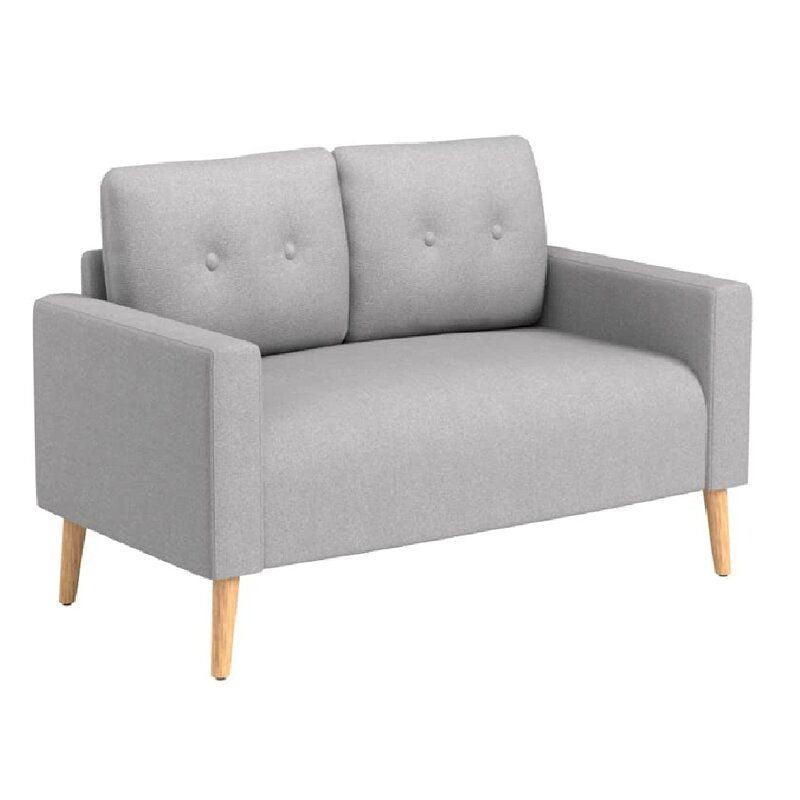 Modern Linen 2 Seater Sofa - 180x85x85 cm - By Alhome - ALHOME