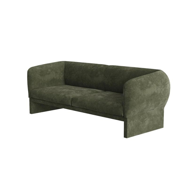 Sofa 3 Seater Green - 280x85x85 - Velvet By Alhome - ALHOME