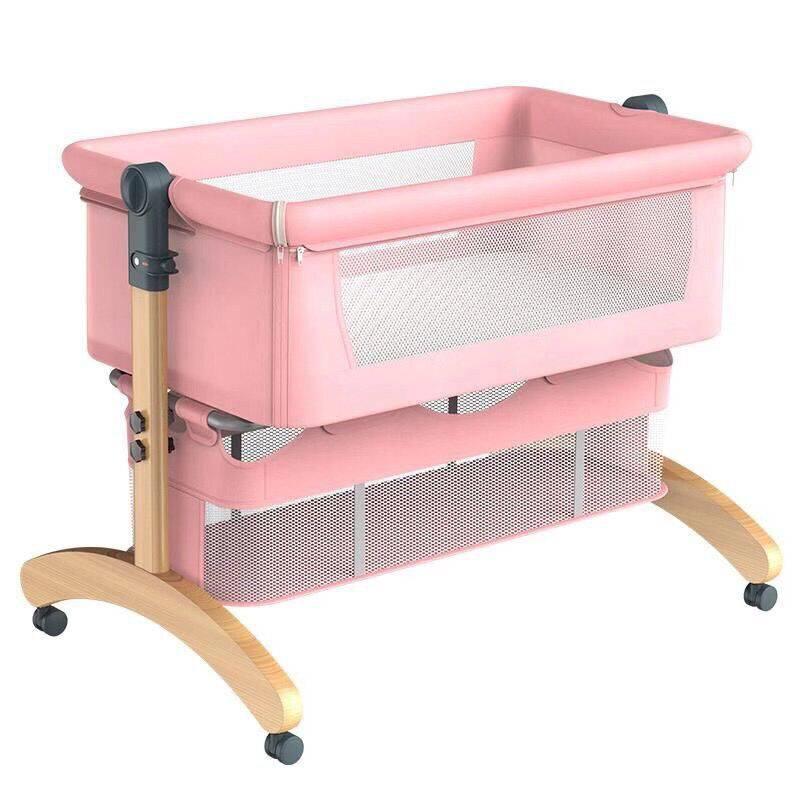 Dreeba Linen Fabric Baby Crib - WBB-602 -