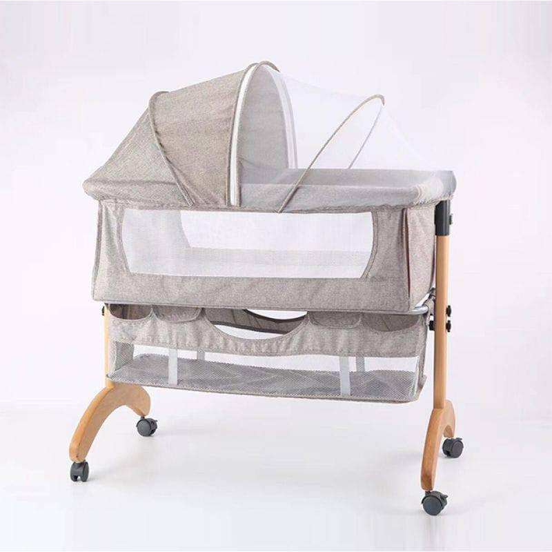 Dreeba Linen Fabric Baby Crib - WBB-602 -